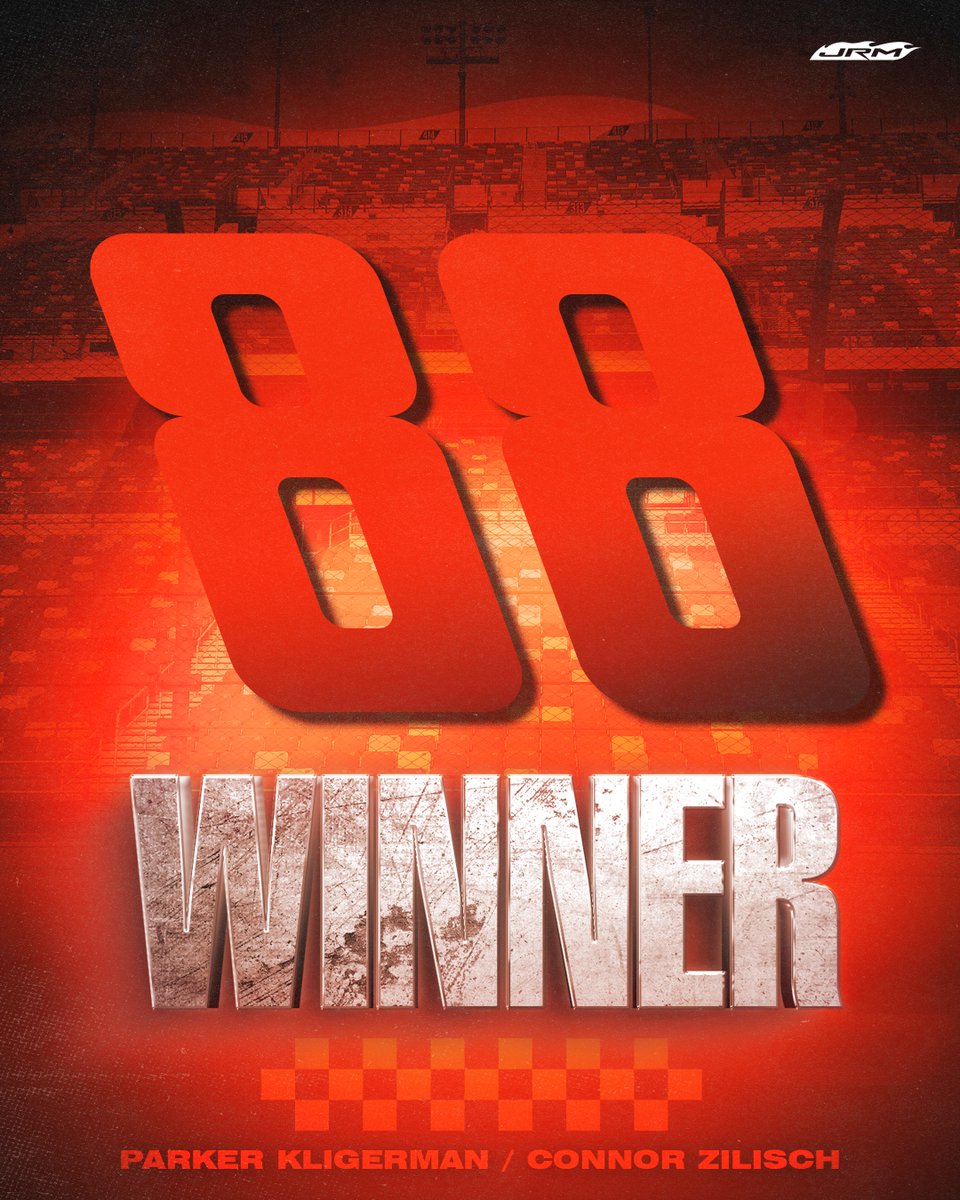 PARKER KLIGERMAN CAPTURES THE CHECKERED FLAG FILLING IN FOR CONNOR ZILISCH!

The No. 88 is victorious for the eighth time this year!