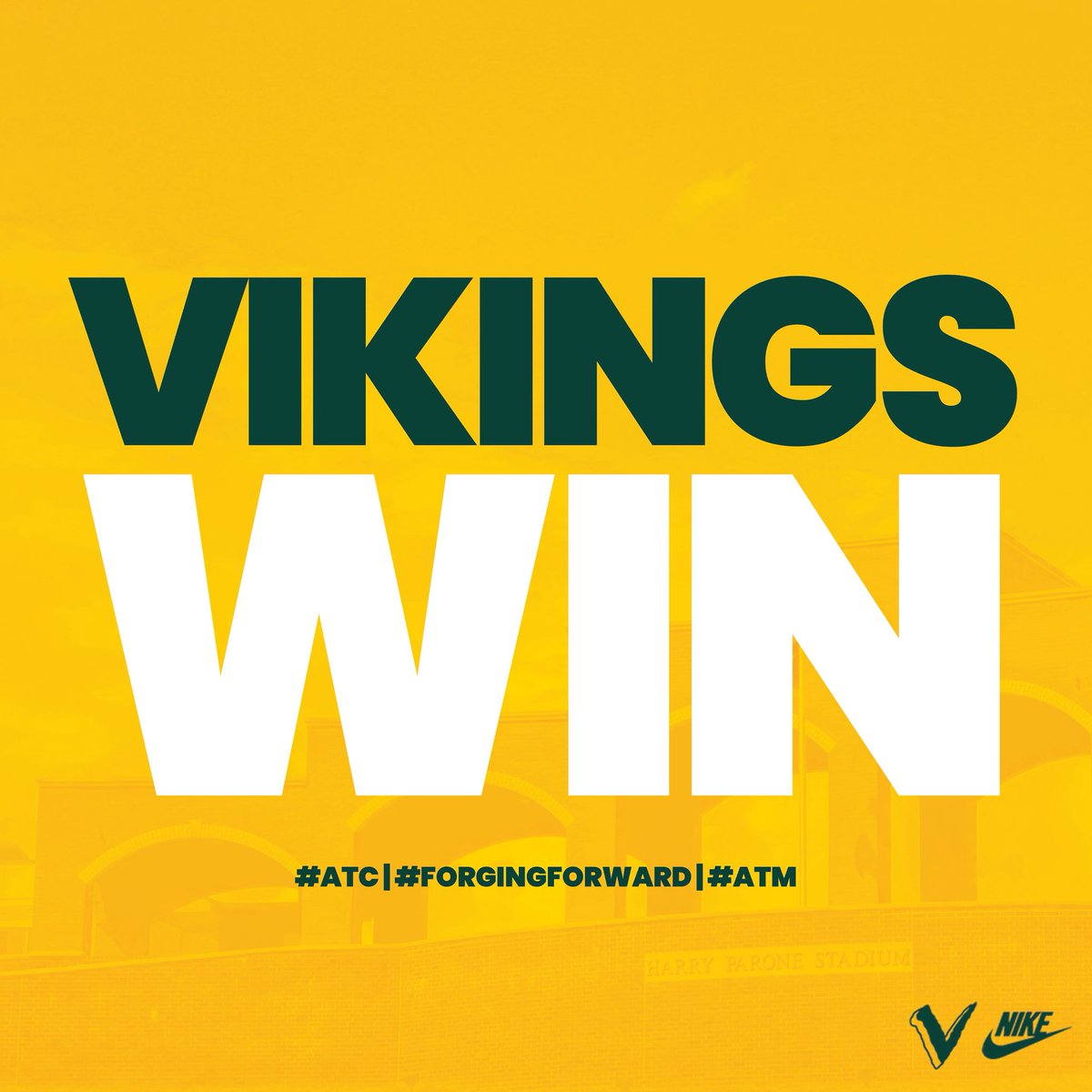 VIKIIIIIIINNNNGGGSSSS WIIIIINNNNN! 
Beat RNE 22-19
#ATC | #ForgingForward | #ATM