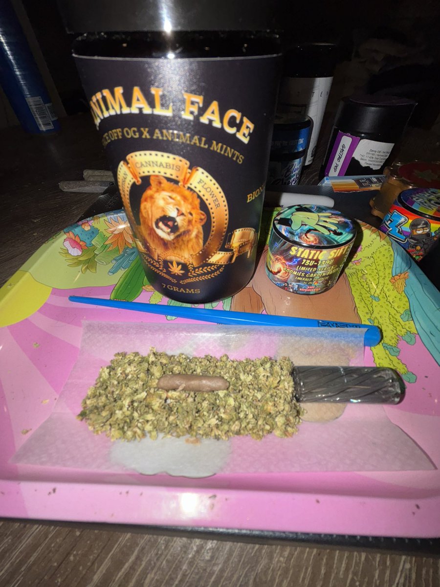 Animal Face🦁 by Exhale NY x Niche✋ by Static Room

Lil sift hole cleaning out the hash fridge &amp; the stash box