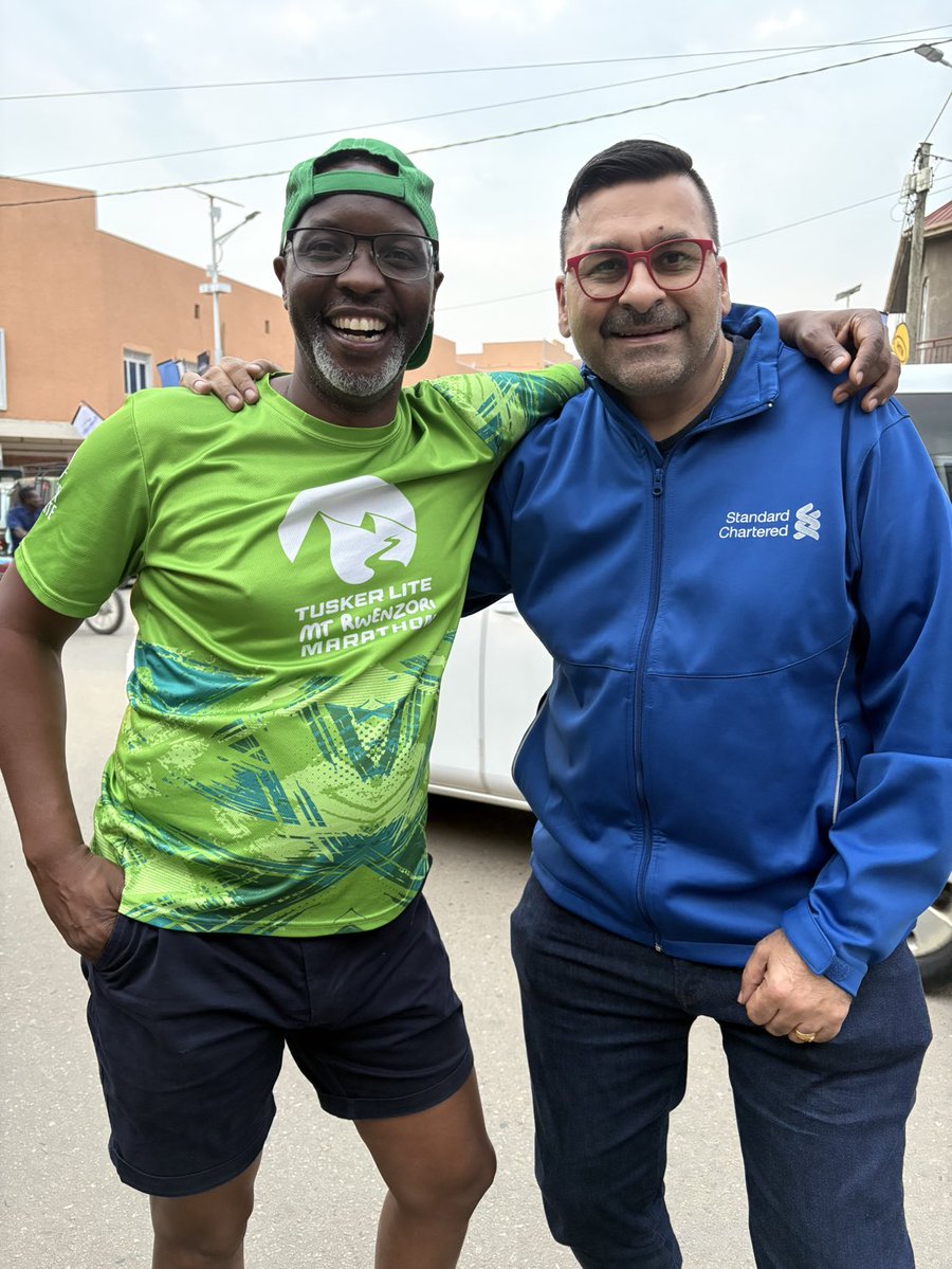 Amos Wekesa (@wekesa_amos) on Twitter photo Rwenzori Marathon 2025
With MD <a href="/StanChartUGA/">Standard Chartered UG</a> bwana <a href="/srughani/">Sanjay Rughani</a> yesterday here in kasese Rwenzori Marathon 2025
With MD <a href="/StanChartUGA/">Standard Chartered UG</a> bwana <a href="/srughani/">Sanjay Rughani</a> yesterday here in kasese
