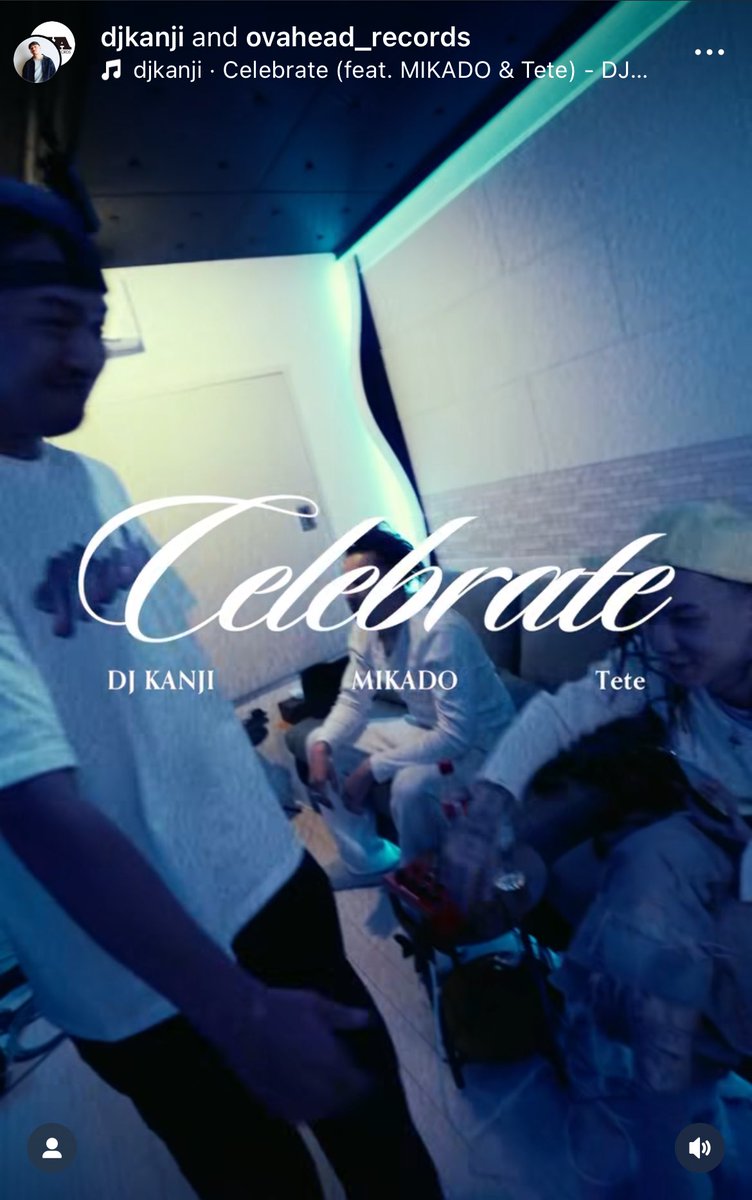 DJ KANJIは、8月25日(月)に
“Celebrate feat. MIKADO &amp; Tete”
をリリースすることを発表した。