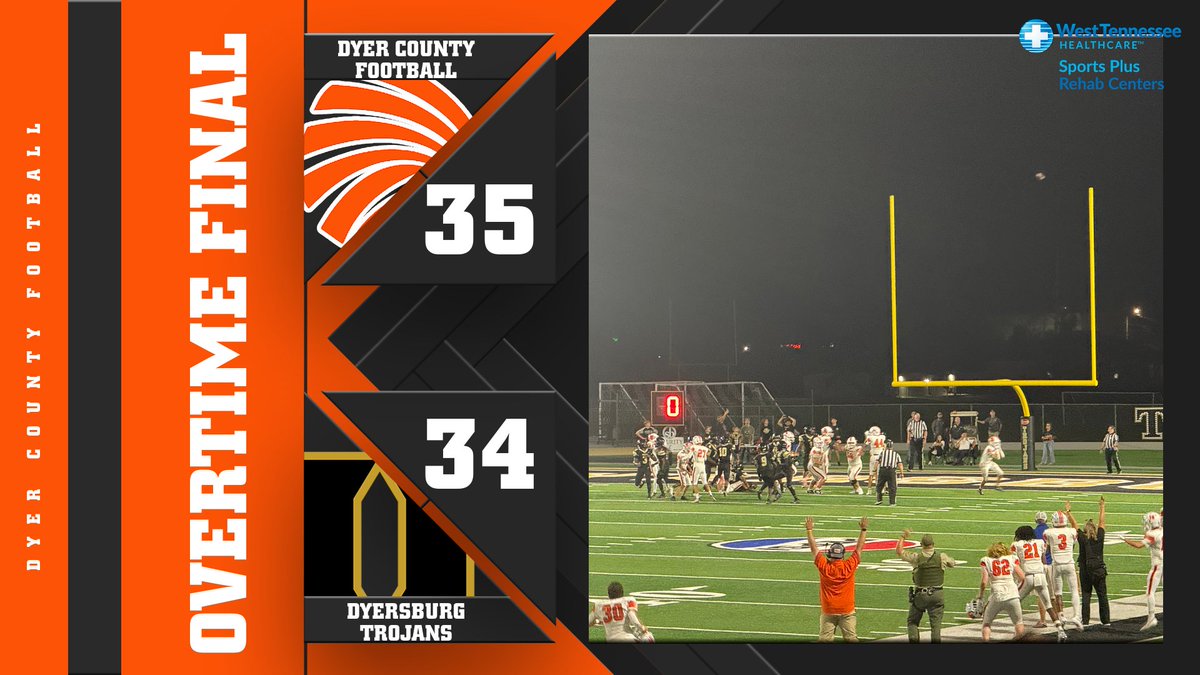 Football takes down Dyersburg in overtime!! Congratulations Coach Dubruiel on your first career victory! #TRIBE4LIFE