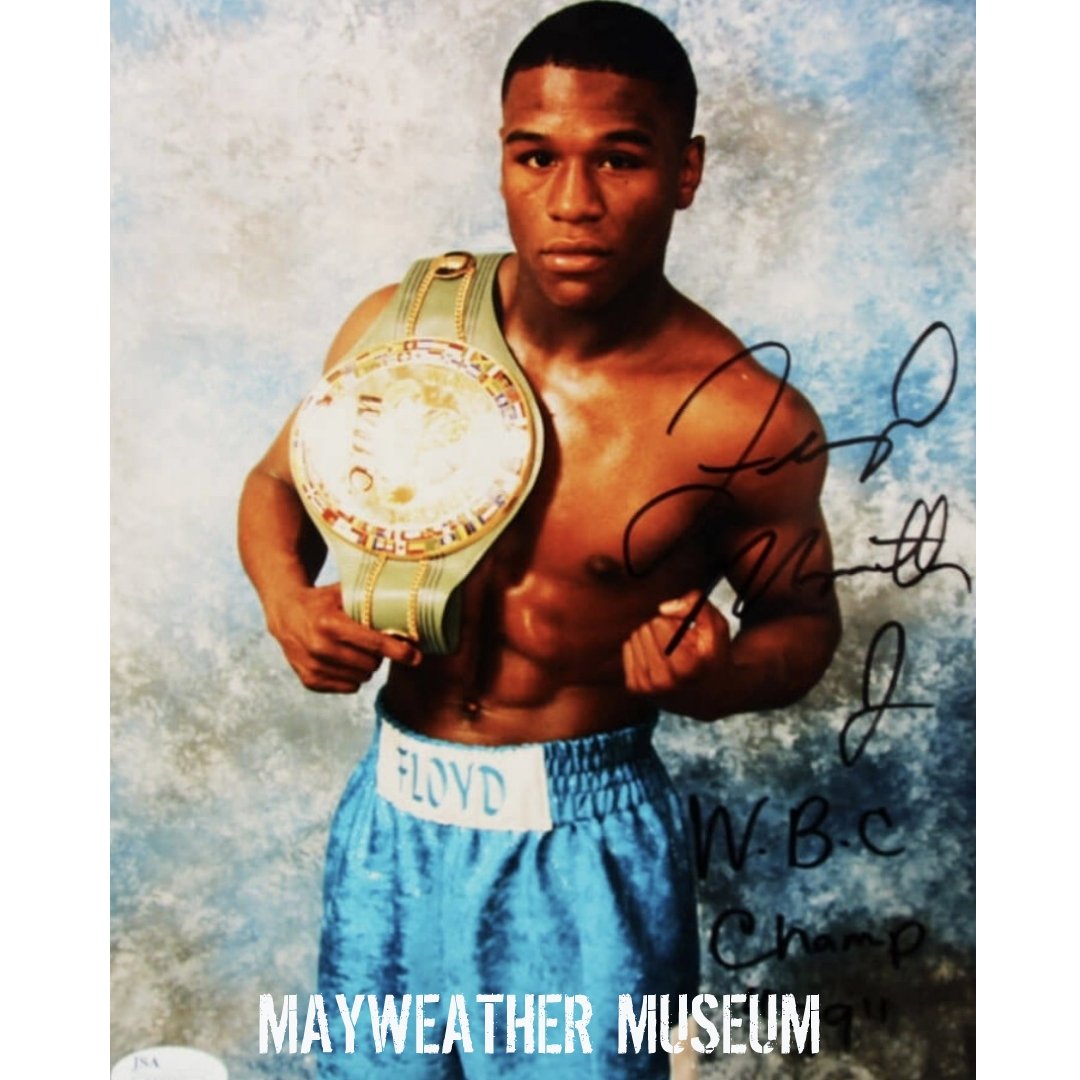 Hard Work and Dedication. 
Blood Sweat and Tears 
- #TBE
#MayweatherMuseum 

#FloydMayweather #Boxing