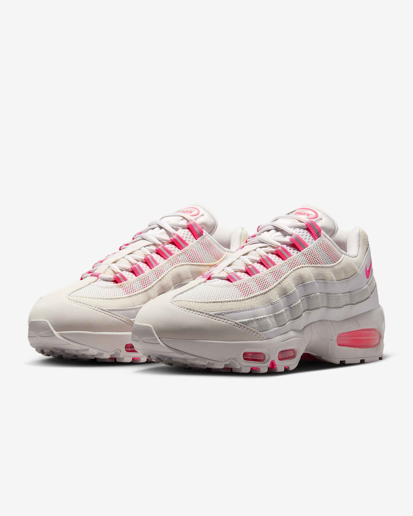 Nike Air Max 95 ホワイト/ピンク Where to Buy Nike Air Max 95 Pink & White Stripe | Hypebae