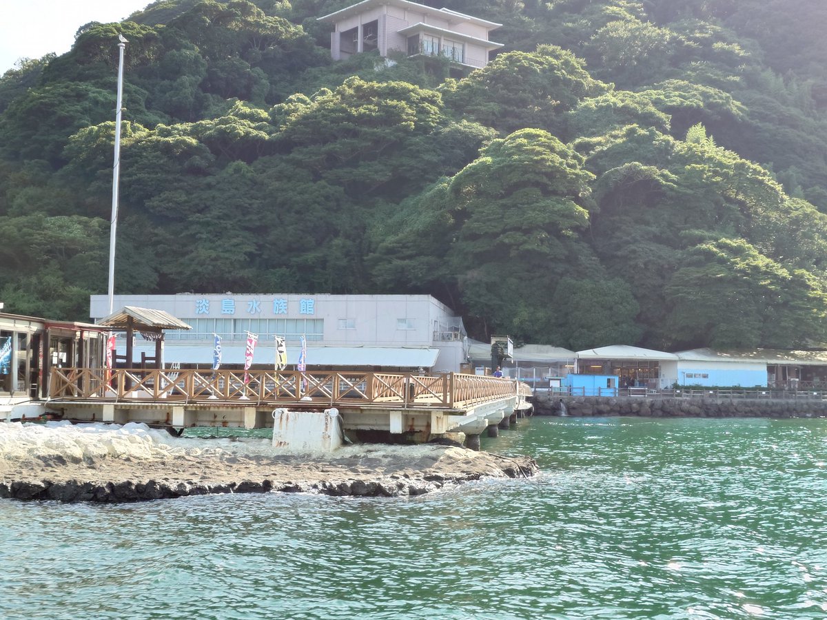 1年半ぶりに淡島に帰ってこれた！！
この場所が再開してくれて本当に良かった〜！！