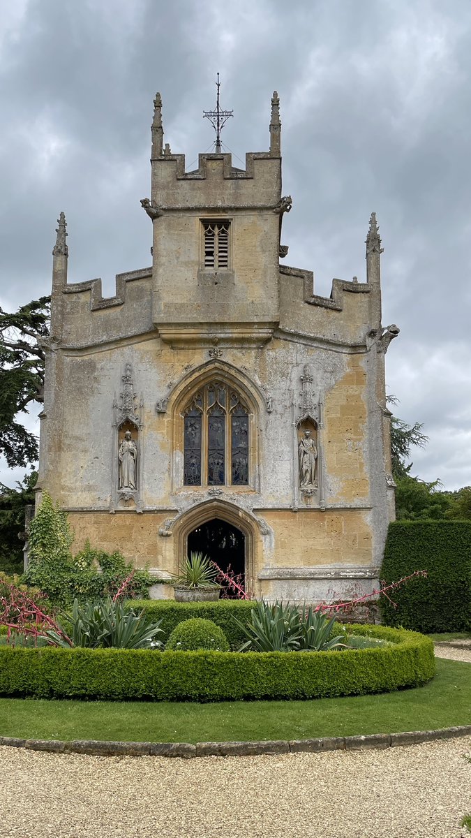 St Mary’s, in the grounds of Sudeley Castle, was ruined during the Civil War, restored and rebuilt between 1855 and 1863. by Sir George Gilbert Scott. 

#steeplesaturday