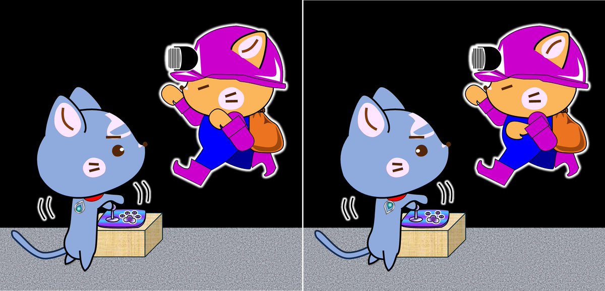 PortionPlanTips's tweet photo. ネコちゃん間違い探し (×5 Differences)😸本編動画も宜しくお願い致します🙇ネコちゃんがゲームに挑戦‼️ご安全に⛑,#安全#教育,#間違い探し , #cat,#FindTheDifferences,#ねこ, #エクセルアート https://t.co/qY6bY3Ckt0