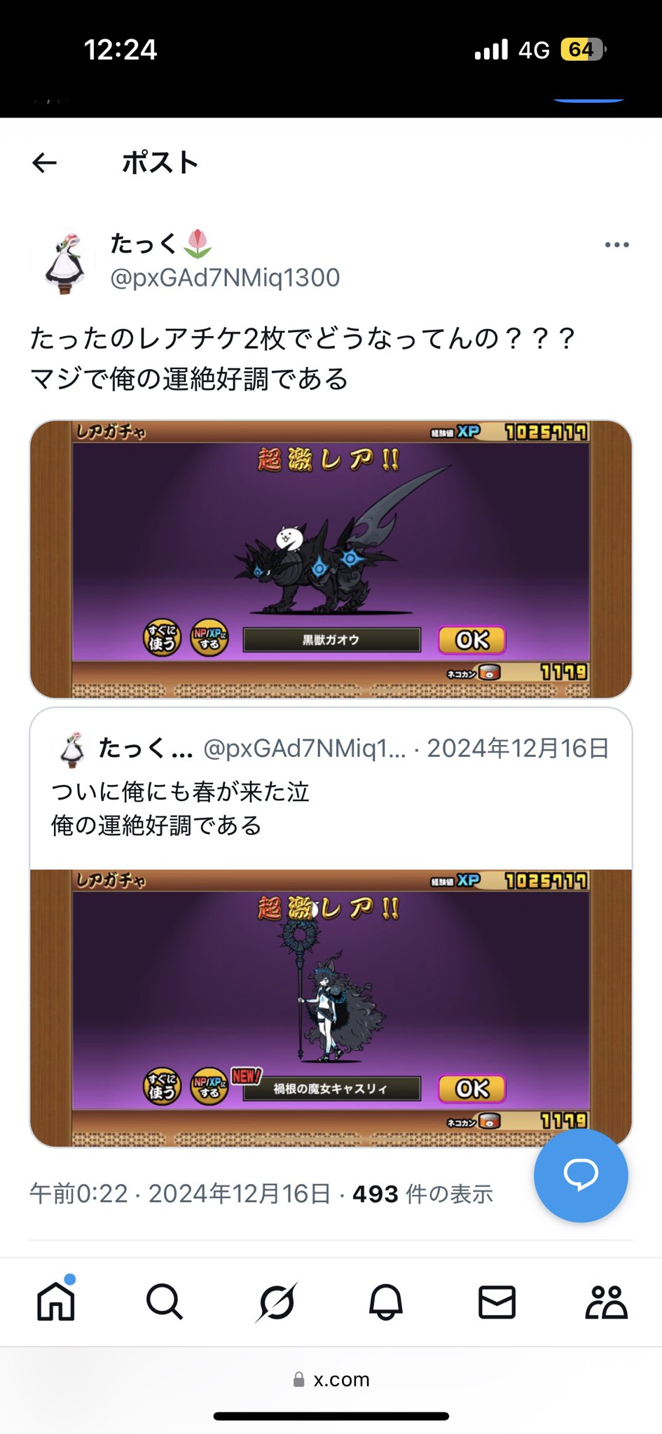 失敗される猫 Emergency] Something strange happened to a cat with a toy in