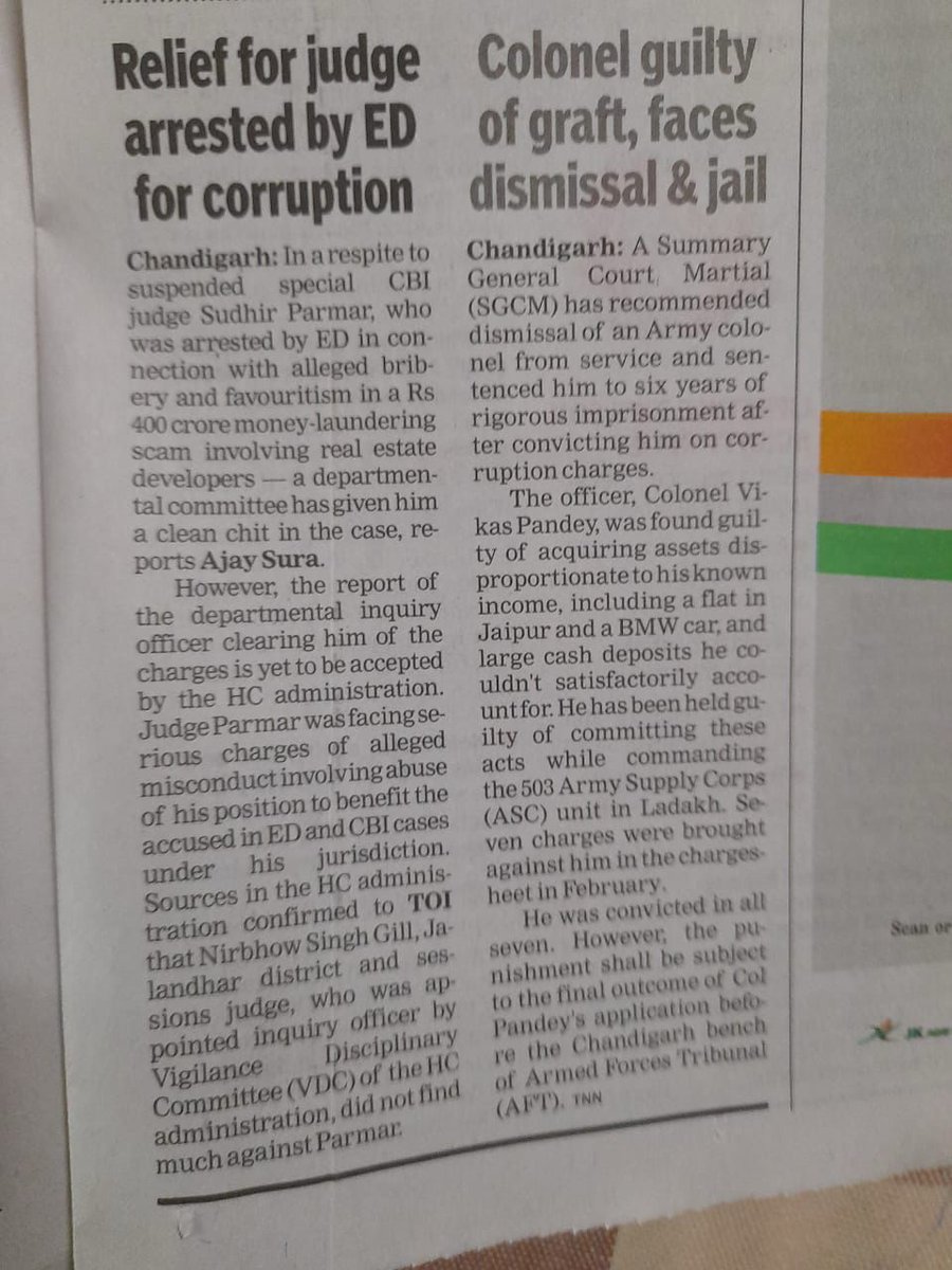 LtGenDPPandey's tweet image. Contradiction in delivery of justice. This is Why #IndianArmedForces will always be respected and others not. @ajaykraina @AadiAchint @smitaprakash @AnchorAnandN @ARanganathan72 @adgpi @MehtaRoopesh