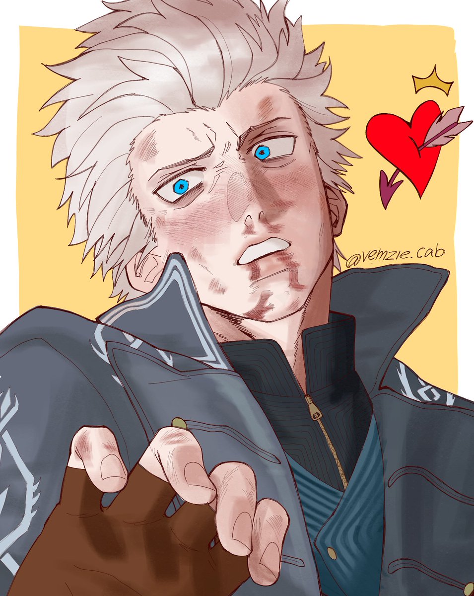 vemzie_cab's tweet photo. I'll do a face study on vergil so he's more accurate in the art style I use ❤️

#DMC #VergilSparda https://t.co/39iRkYBrNX