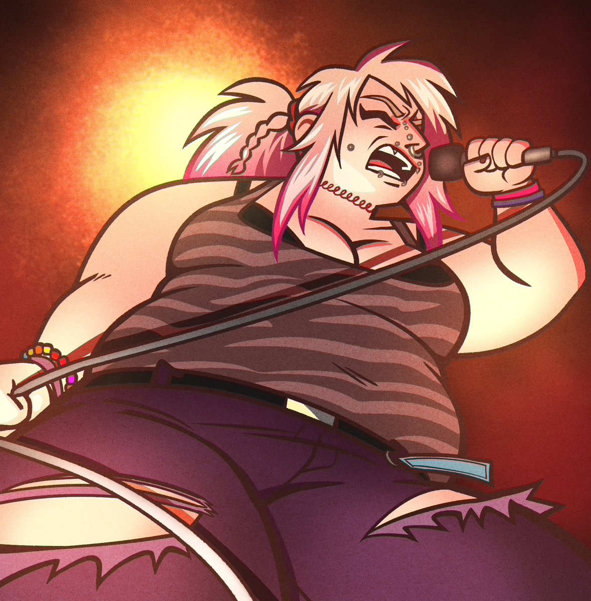 Live on stage (finished comm)