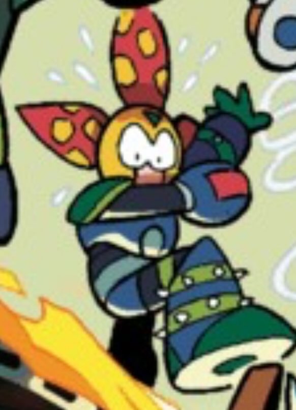 DWN045's tweet image. [DAN001/DWN045: PLANT MAN]
"This flower is so beautiful!" 

Hellooo everyone! Dr. Astil let me get an account.. blah ! (´ ᴗ｀✿)

#parodytwt #megaman