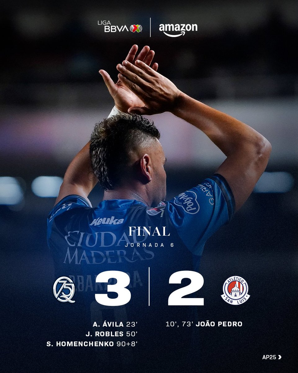 paracomentarse (@paracomentarse) on Twitter photo En el inicio de la J6 del #Apertura2025 en La Corregidora los #GallosBlancos con un penal en tiempo agregado se lleva la victoria 3-2 ante #SanLuis
facebook.com/share/p/18e7qz…
#Veracruz #BocaDelRio #futbol #LigaMX <a href="/ParaComentarse/">paracomentarse</a> En el inicio de la J6 del #Apertura2025 en La Corregidora los #GallosBlancos con un penal en tiempo agregado se lleva la victoria 3-2 ante #SanLuis
facebook.com/share/p/18e7qz…
#Veracruz #BocaDelRio #futbol #LigaMX <a href="/ParaComentarse/">paracomentarse</a>