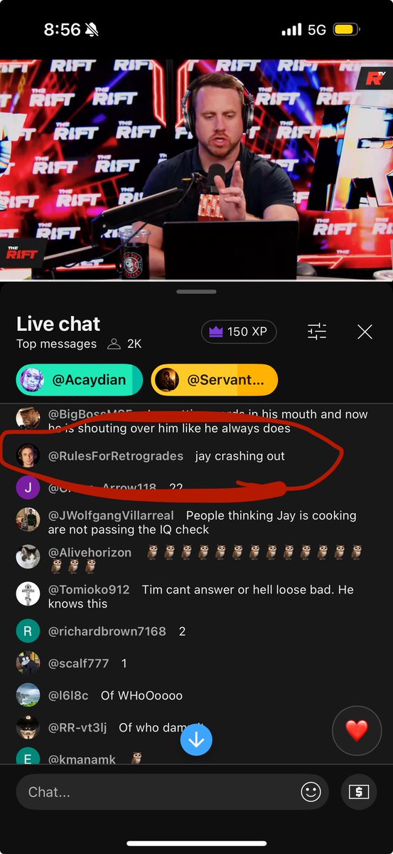 Chase Haggard (@chasehaggard1) on Twitter photo <a href="/timotheeology/">Timothy Gordon (Rules for Retrogrades Show)</a> why is your YouTube account insulting Jay and low iq spamming all debate? Pretty lame and childish.
Attack ideas not people <a href="/timotheeology/">Timothy Gordon (Rules for Retrogrades Show)</a> why is your YouTube account insulting Jay and low iq spamming all debate? Pretty lame and childish.
Attack ideas not people