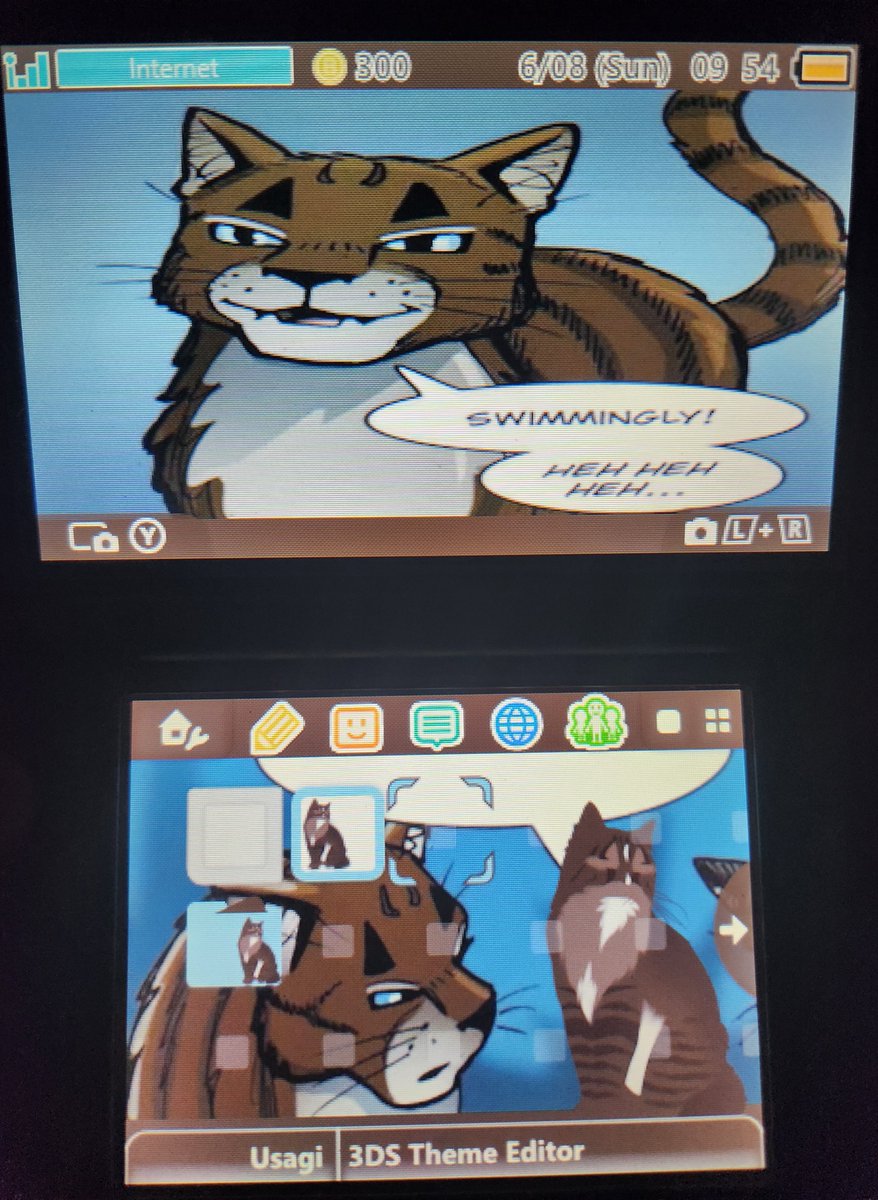 spottedscourge's tweet photo. i found an incredible 3ds theme https://t.co/P0EUJmH3Si