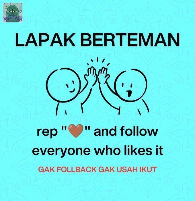Mutualan yuk manis ramein ya 💚