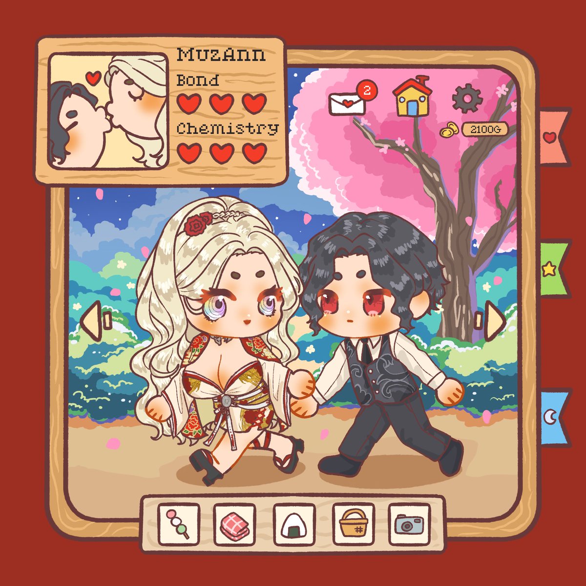 hourlykibutsuji's tweet image. 「Summer Night」

Annavenn (🐲): “So, what’s on the menu tonight, my lovely pumpking Muzan? Humans… or dangos?”
Muzan (👹): “… If you smile at me like that, I might just devour you instead. 👅”

Art by @.mikihonee ˶ˆ꒳ˆ˵

#natsuyumeday25 #kmtの夢 #knyoc #knytwt