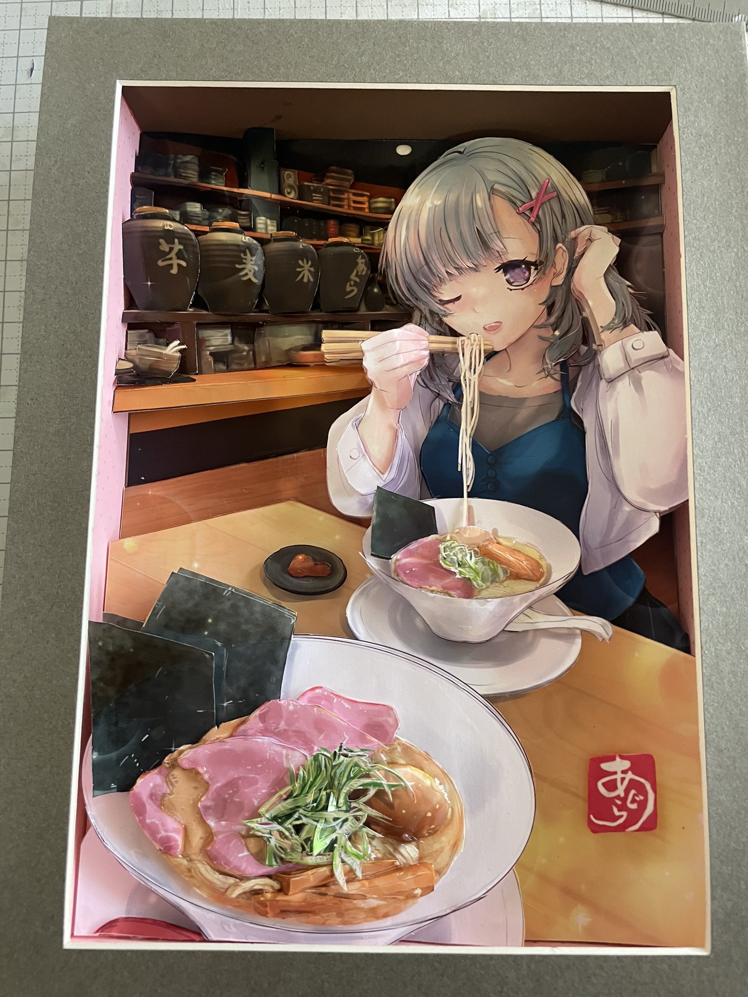 今年ラス2❗️手作額付き銅版画　title「ひらめきニャンコ」 今年ラス2❗️手作額付き銅版画 title「ひらめきニャンコ」 今年