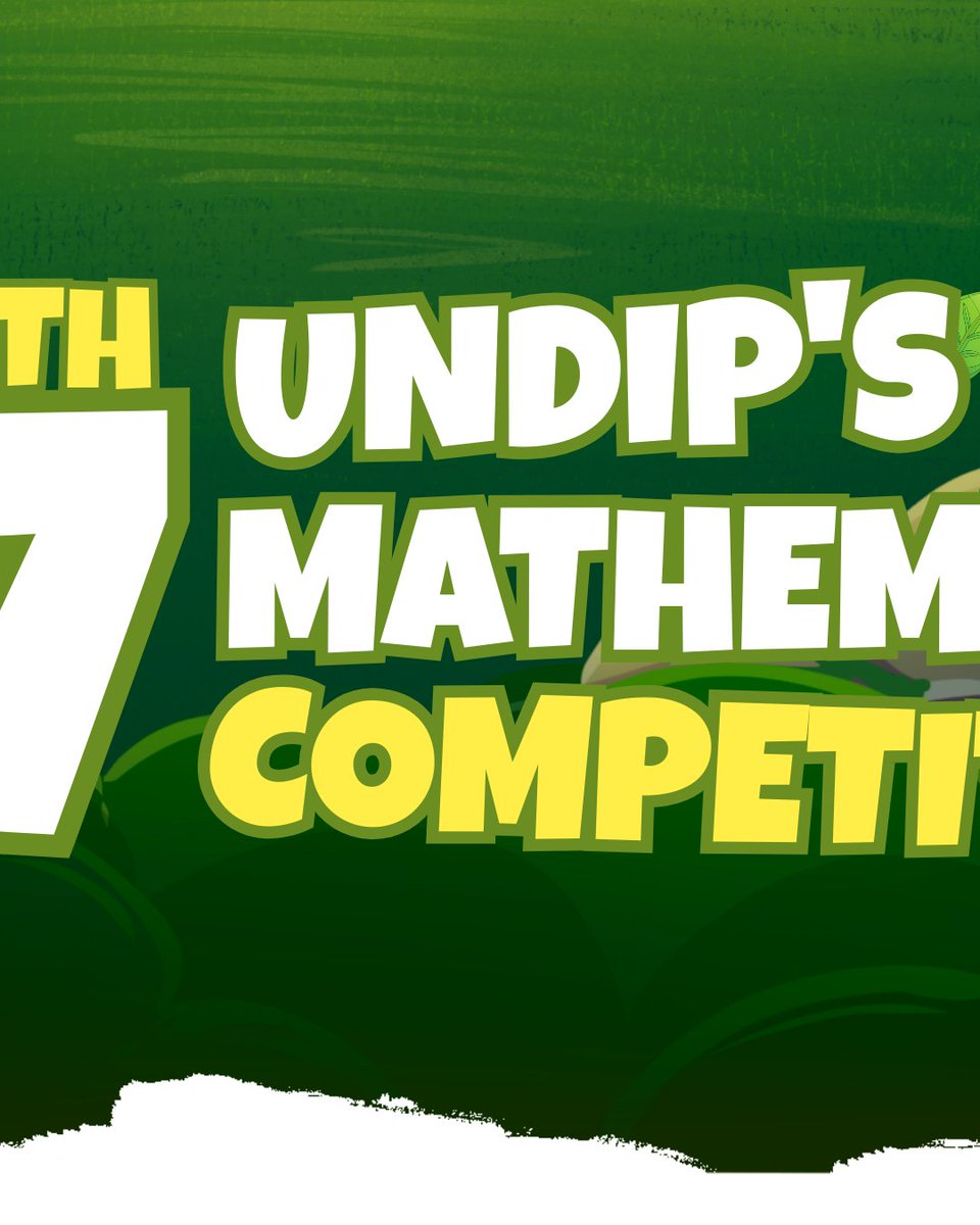 UNDIP's Mathematics Competition tweet media