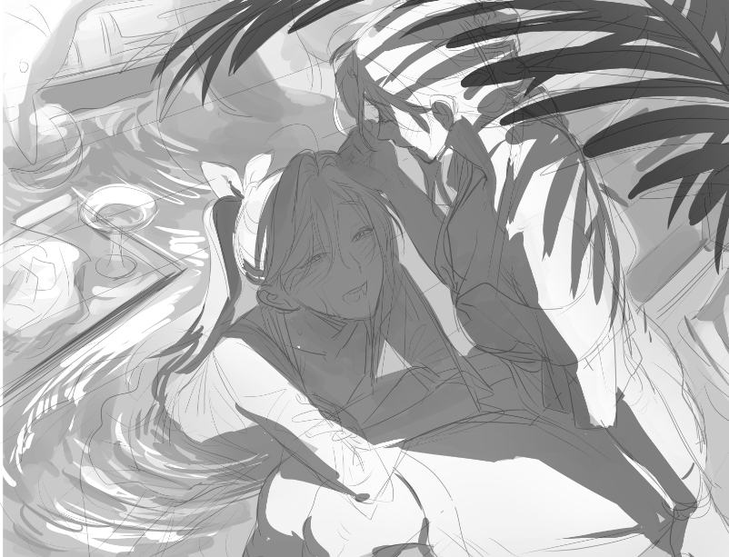 일주년 기념 일러 그려야하는데...........