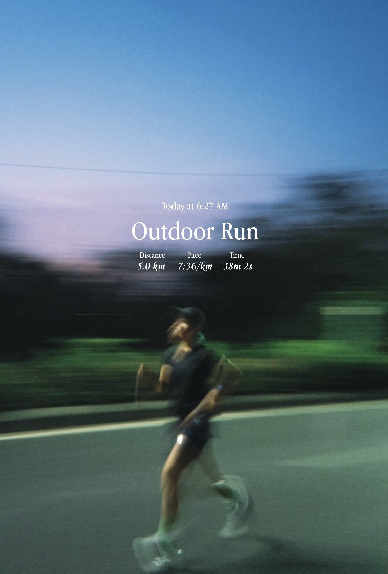 chill zone 1 run today. tomorrow i’ll go for a looooong 2-3 hour endurance run.