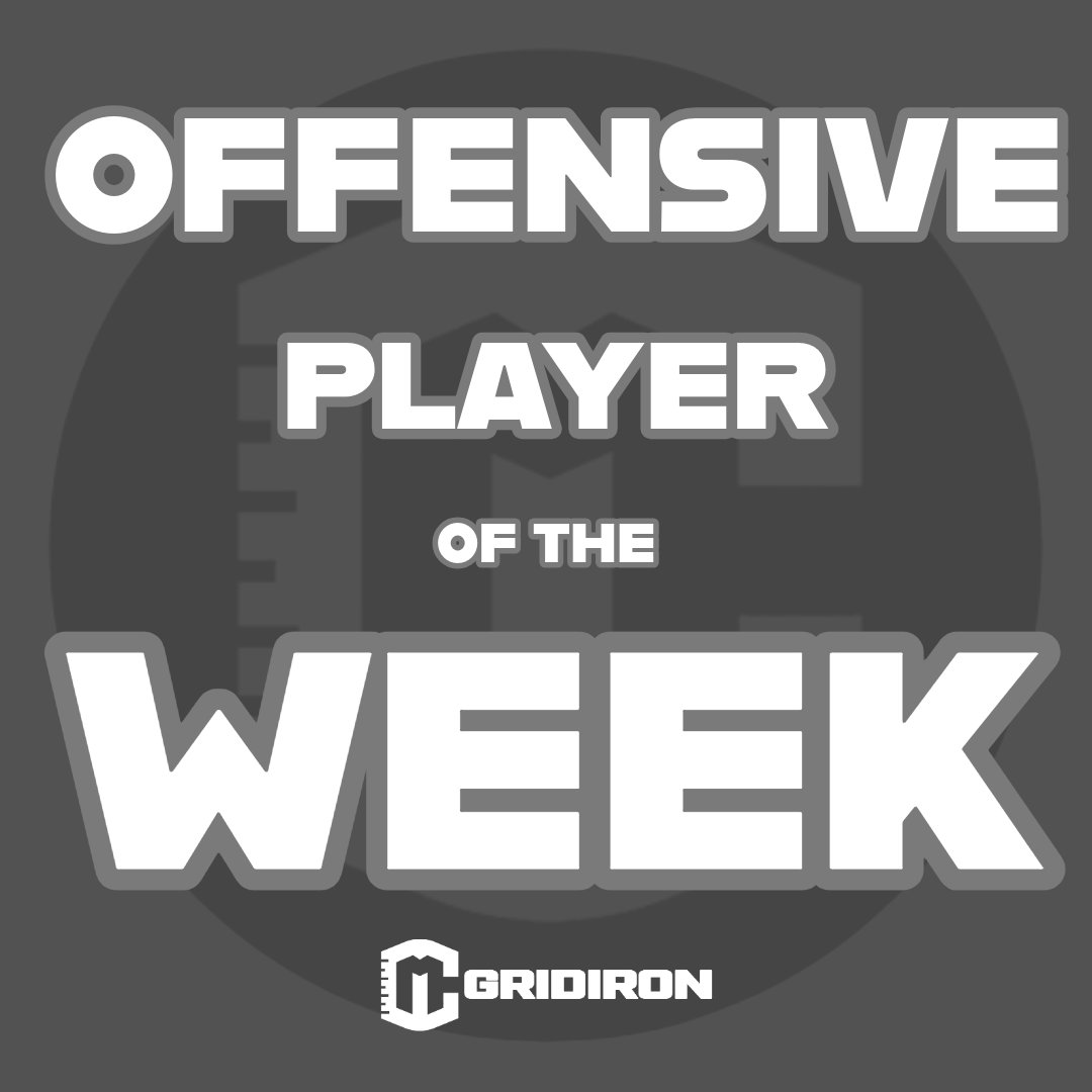 Offensive Player of the Week
Presented By: Rogers Electrical Contracting LLC

🔥 CM Gridiron Offensive Player of the Week Nominations! 🔥

Who lit it up on offense last night or tonight (Thursday or Friday)? Whether it was through the air, on the ground, or making big plays in