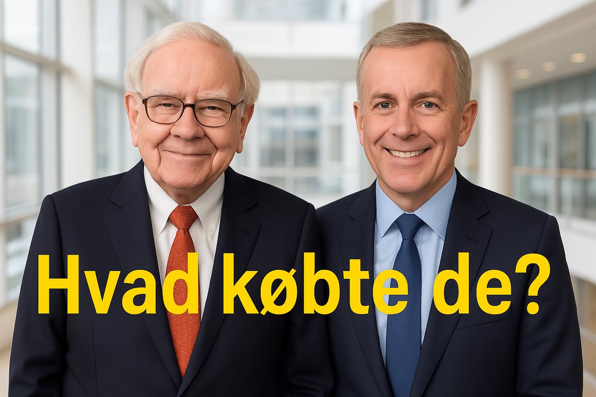 Hvis du interesserer dig for investering 

2 legender – Disse Aktier Har de Købt Nu
youtu.be/5UTf9A9cfZ0