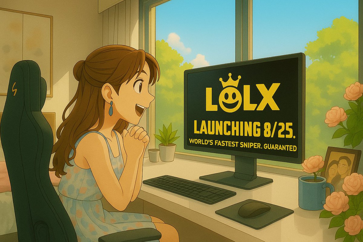 GM ☀️

Trading’s about to get a serious upgrade. <a href="/lolx_io/">LOLX</a> is coming Aug 25!

✅️ Fastest Sniper Mode
✅️ Copy Trading from whales &amp; KOLs
✅️ Risk-free Demo Mode (real liquidity, zero risk)
✅️ Clean dashboard, multi-chart viewer, wallet tracker
✅️ Twitter monitoring →