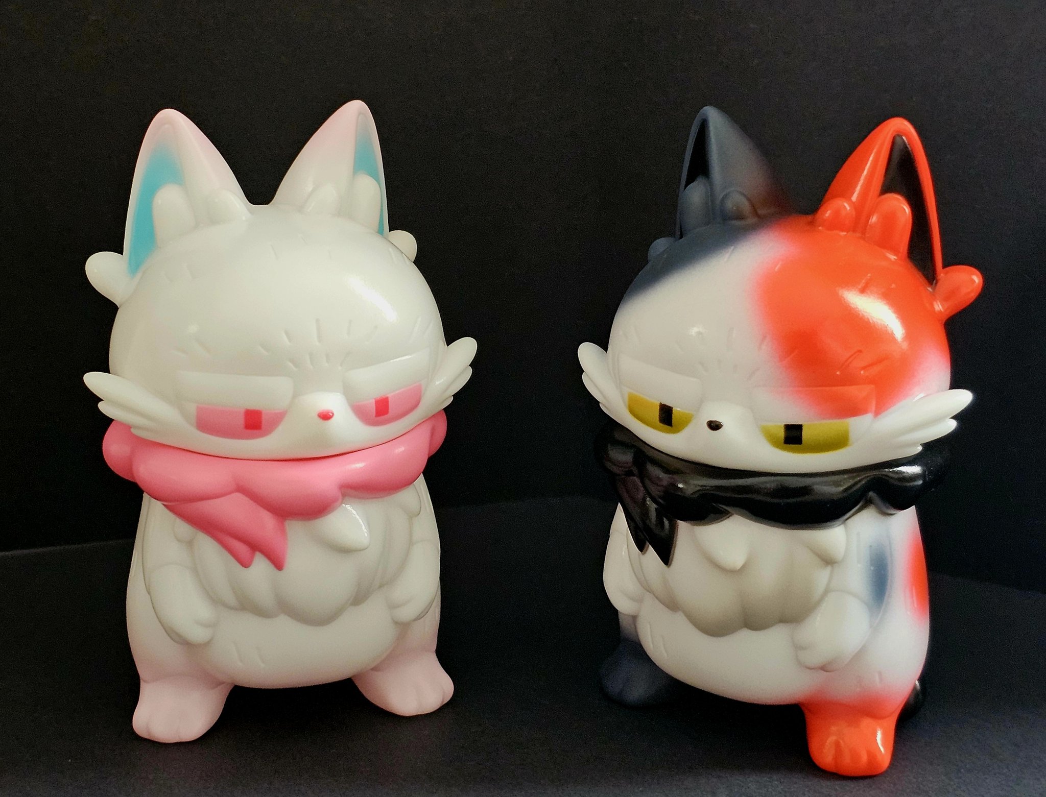 more-cats もあねこ ハイロ あいす 蓄光 ソフビ more-cats もあねこ ハイロ あいす 蓄光 ソフビ more-cats
