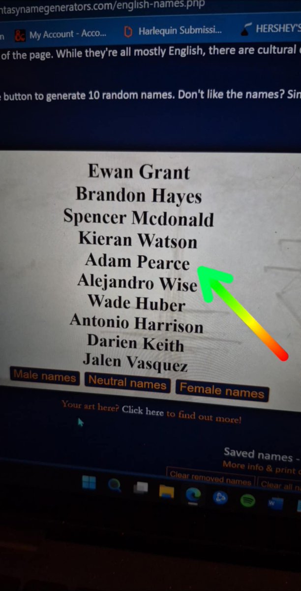♡Chelley♡✨️LargerThanLove✨️ (@fiery_nugget) on Twitter photo 😂😂😂 my wrestling obsession is catching up to me. Scrolling a name generator for a male character name and this thing said Adam Pearce. (Me) "I don't know it <a href="/ScrapDaddyAP/">Adam Pearce</a> would let that be official." 💀 😂😂😂 my wrestling obsession is catching up to me. Scrolling a name generator for a male character name and this thing said Adam Pearce. (Me) "I don't know it <a href="/ScrapDaddyAP/">Adam Pearce</a> would let that be official." 💀