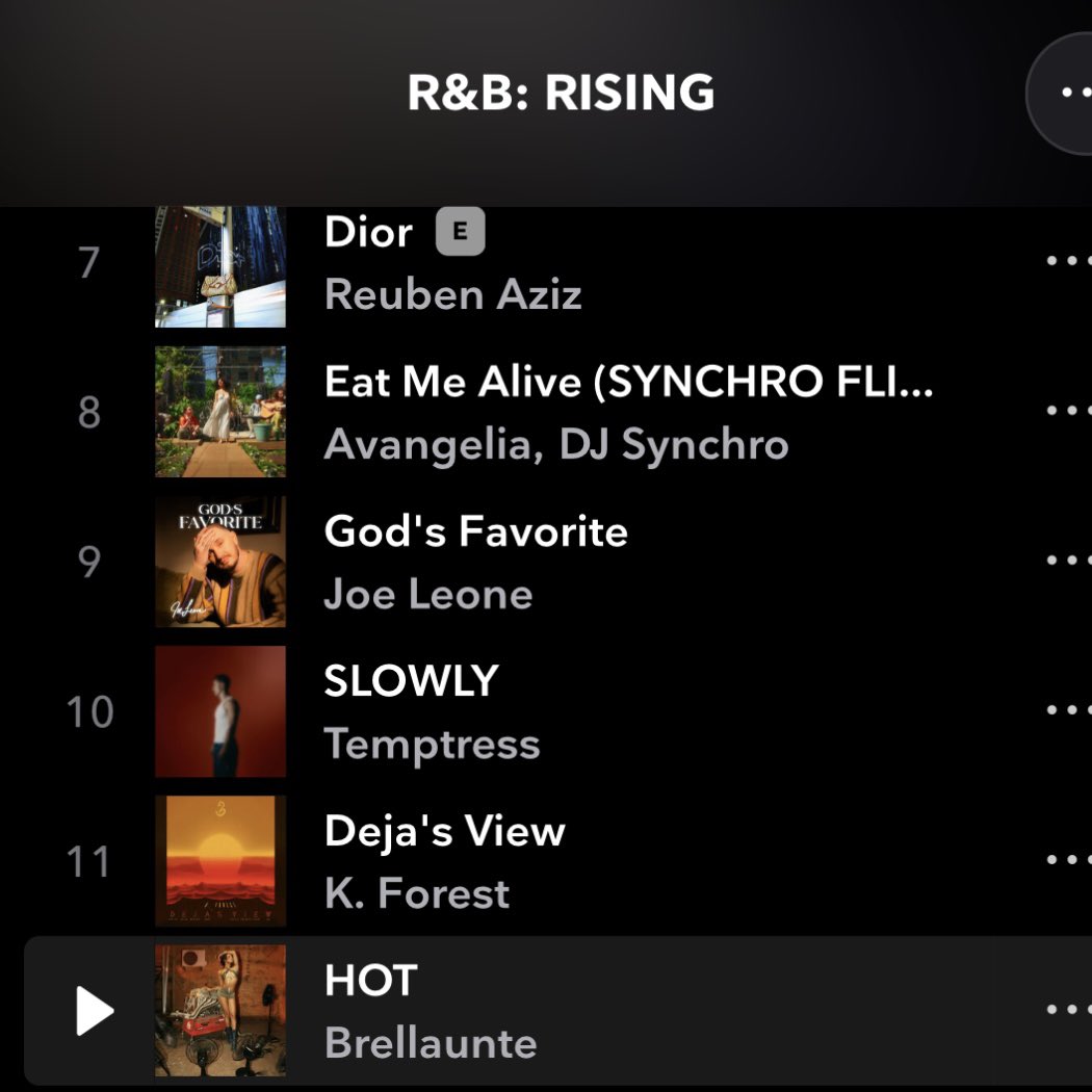 brellaunte_'s tweet photo. One month of ‘Hot.’ Thank you @TIDAL for the love 🫶🏽 https://t.co/Y1Xea81m9L