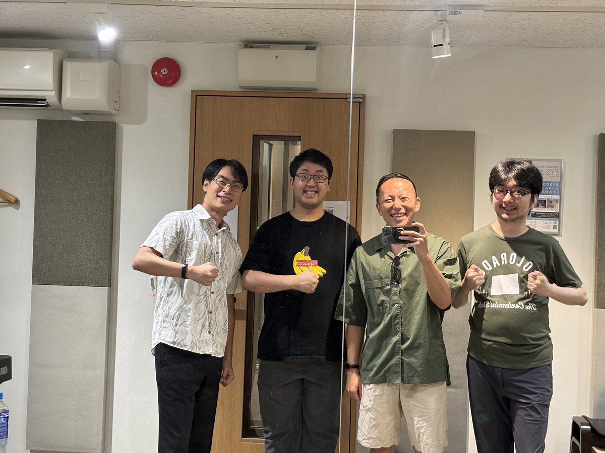 当日リハを終えたcrackerjacksの様子