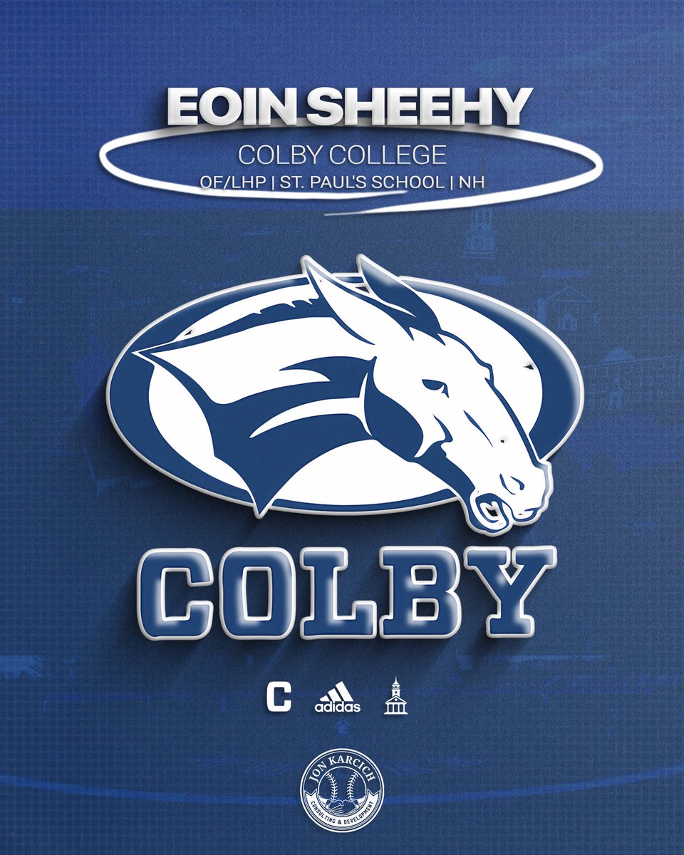 JonKarcich's tweet image. Congratulations to Eoin and his family on his commitment to Colby College!
#JKAthlete #Committed

@EoinSheehy14 
@NHProspectsBC