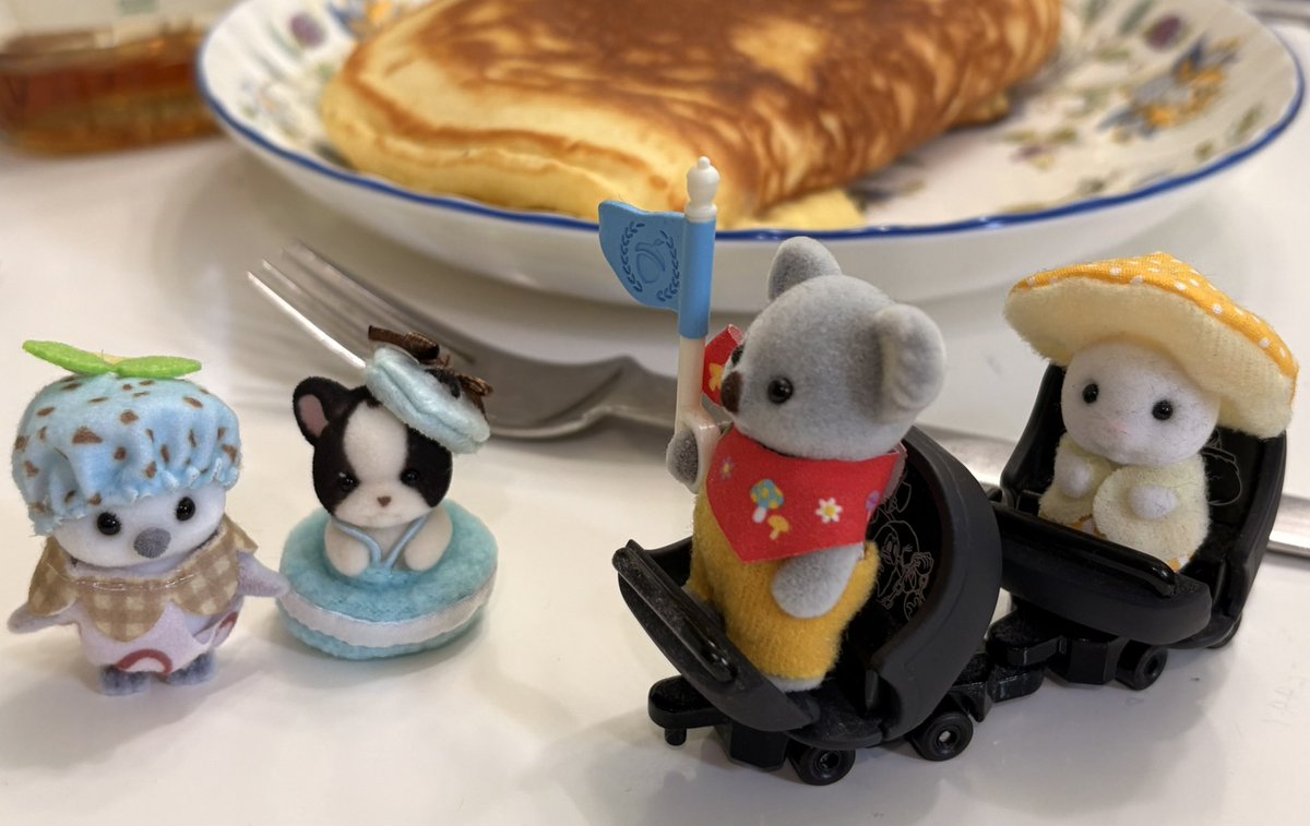 キラキラくじ〜
新しい子をお迎えする儀式に✨お昼はホットケーキを食べませう