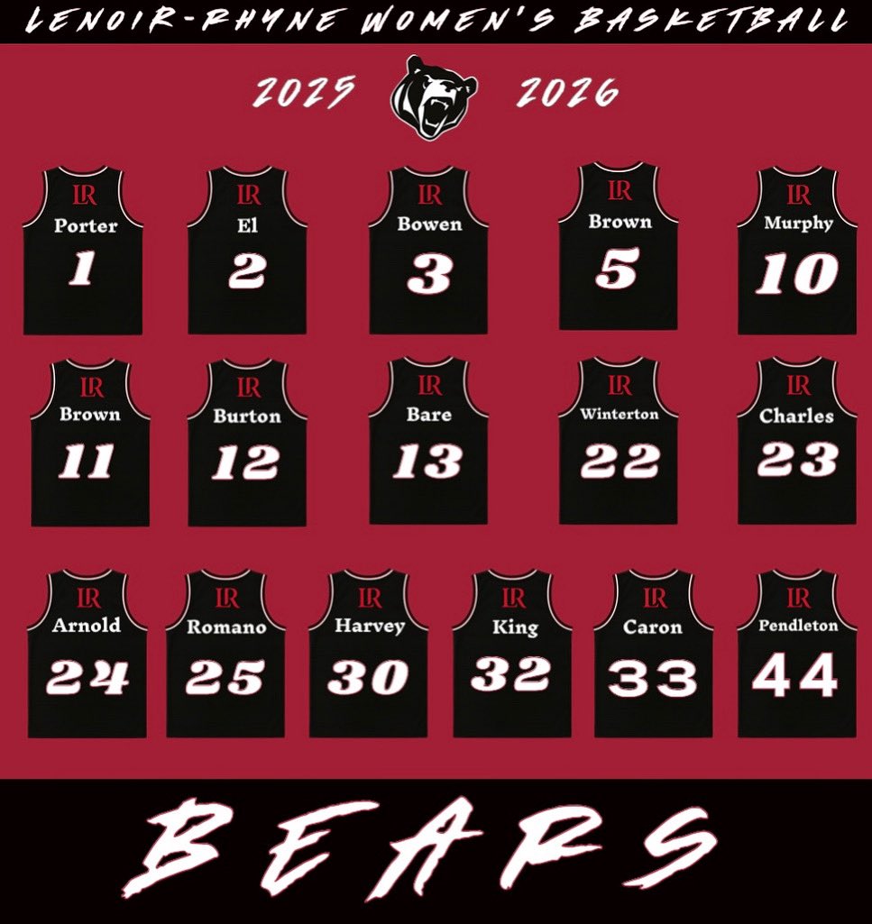 𝗧𝗵𝗲 𝐎𝐅𝐅𝐈𝐂𝐈𝐀𝐋 𝟮𝟬𝟮𝟱-𝟮𝟬𝟮𝟲 𝗿𝗼𝘀𝘁𝗲𝗿 🔥🐻