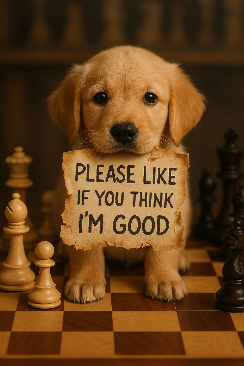 Nivaanplays's tweet image. Do you think he is cute?//

Like it if you think so.

#chessisfun #chessislife.