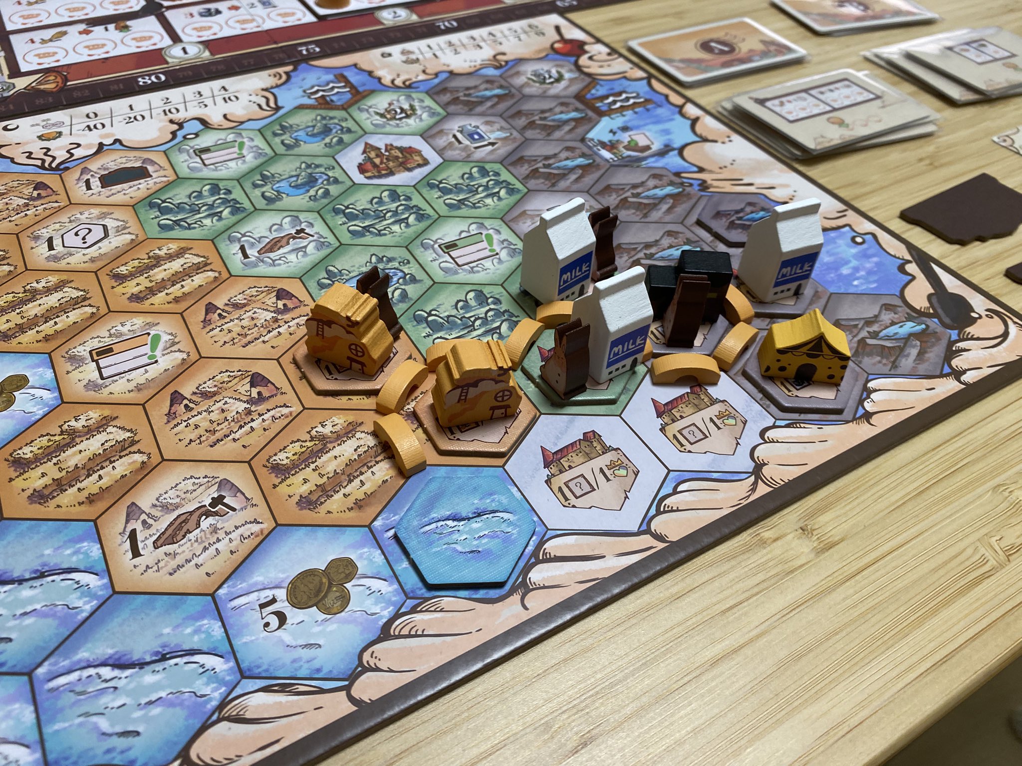 ま*こ様 Sweet Lands ボードゲーム アップグレードパック付き ボード