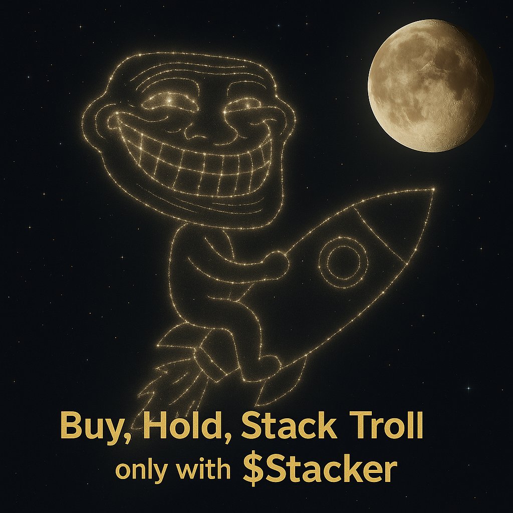 StackerTroll's tweet image. Buy, Hold, Stack Troll Coins, only with $Stacker.  To the Moon!

#Stacker #TrollToken #trollface 

CA: 13q75Vyyh3fozNnUa3q5uGYeap6U2gCuoAEqWUfuNMGF