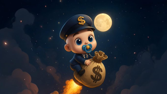 babybankrotsol's tweet photo. $BBANK is more than a token it’s a movement.   

Join the broke to billionaire journey today.    

Listing in few hours...  

#Crypto #Solana #BBANK #BabyBankrot https://t.co/bCxGIBYPq6