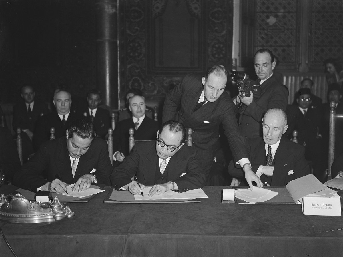 76 years ago today, the ‘Konferensi Meja Bundar’ began in The Hague.