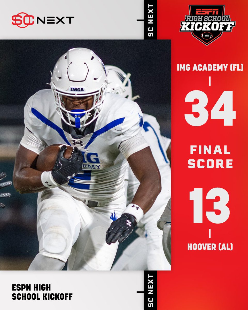 .<a href="/LouisvilleFB/">Louisville Football</a> bound Le'Khy Thompkins was on a mission tonight, scoring 3️⃣ touchdowns to lead <a href="/IMGAFootball/">IMG Academy Football</a> to a 21-point W 🙌