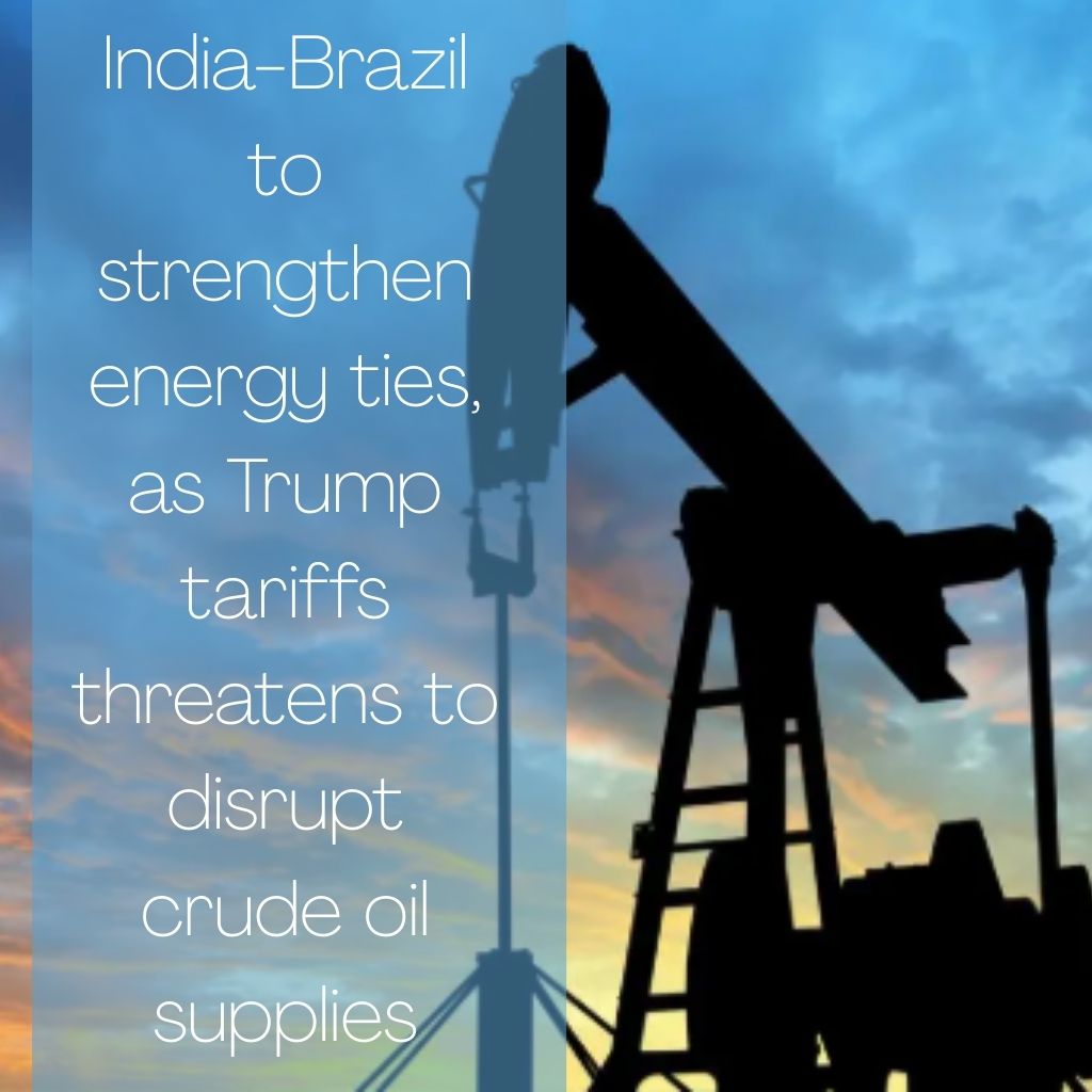 Sky-high #UStariffs are prompting #India and #Brazil to explore opportunities to boost oil trade, as New Delhi looks for alternatives to #RussianOil, while Brazil scouts for newer markets for its growing crude output - S&amp;P Global 
tinyurl.com/rj5dsnp5