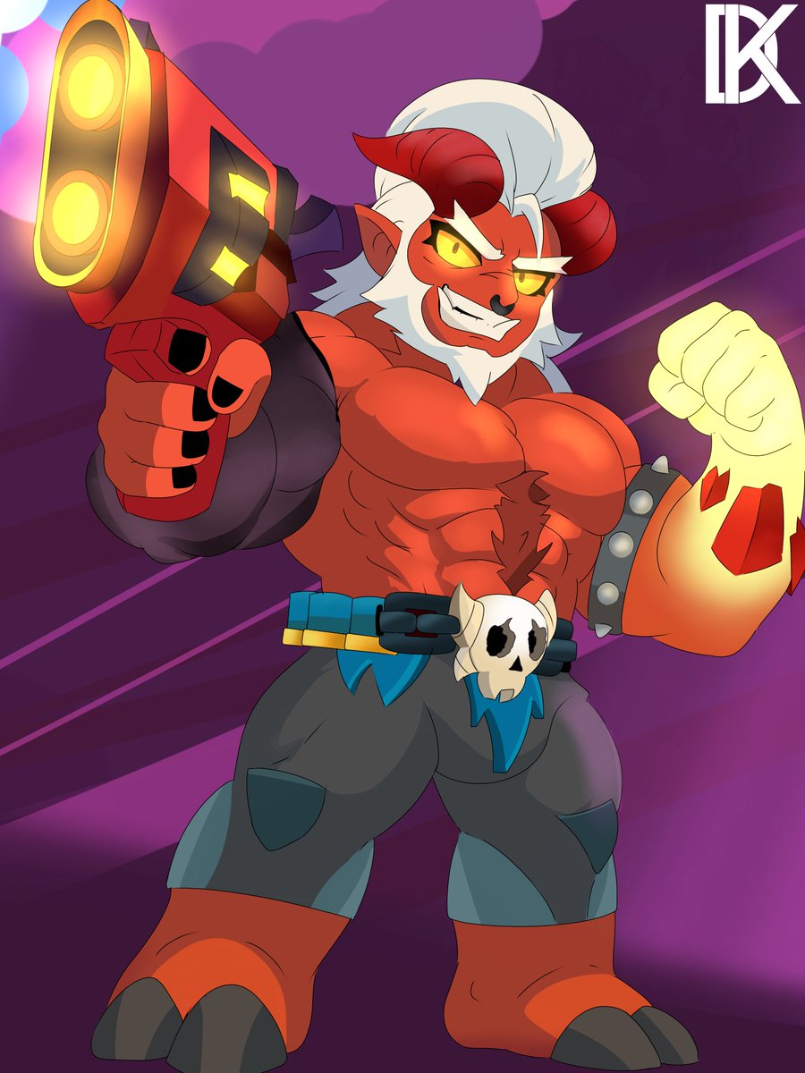 A fanart of my favorite skin at the moment, it was a quick drawing I made, haha, I still loved it

What do you think?
#BrawlStars #Latinoamérica #BrawlStarsArt #brawlstarsfanart #brawlstarsanimation #Bulls #hot