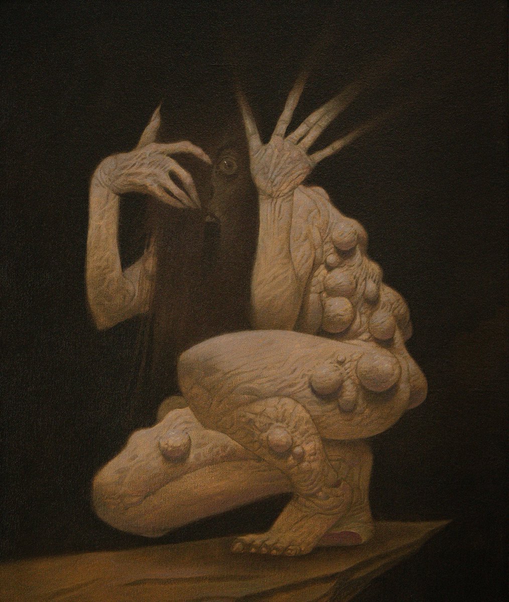 "El Mapa en el Espejo"
Óleo sobre tela 60 x 50 cm