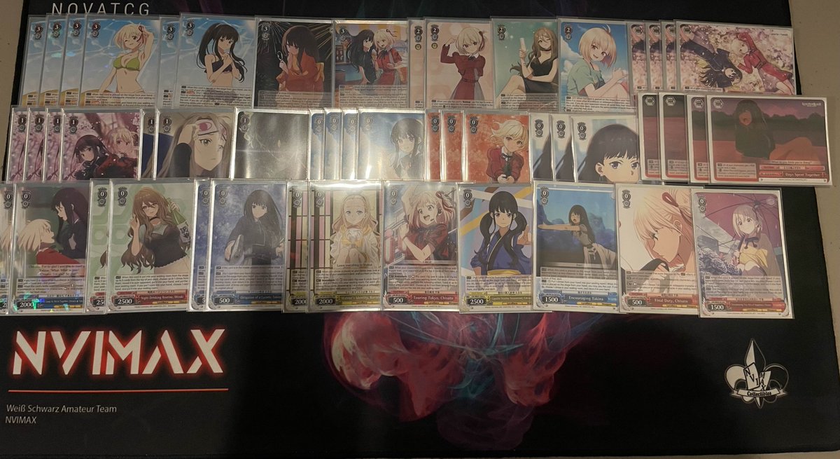 ShizukatzWS's tweet image. NVIMAX @nvimaxcollect (Locals/ショップ大会)
6 Players, 3 Rds Swiss
#ws2tcg #ヴァイスシュヴァルツ
1⃣ @JimmyJiang822 Gakuen iDOLM@STER (Gate/Pants)
2⃣ Steven T. - Spy x Family (8 Pants)
3⃣ @GJSP_Kdash BanG Dream! ※英語 (Goldbar/Gate)
4⃣ @pandasaber2000 Lycoris Recoil (8 Gate)