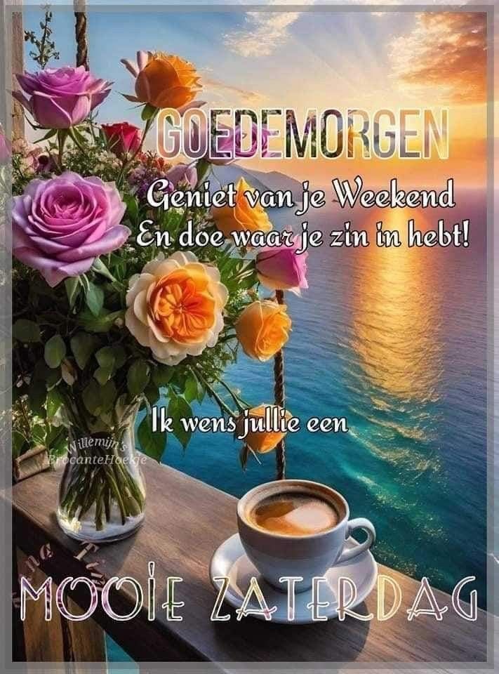 Goedemorgen iedereen