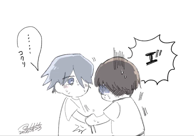 ここのコマも見たかったので、描いた 