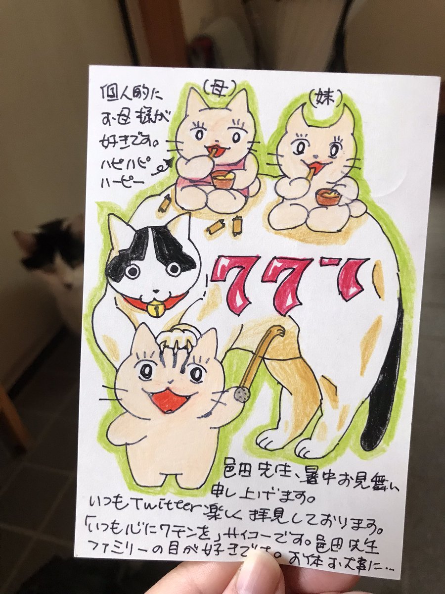 暑中見舞い頂きました！ありがとうございます😭画力と塗りの美しさと