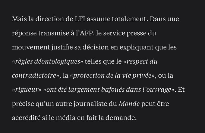 kcirtap56890's tweet photo. @FredSergent "journaliste" au singulier et entre guillemets.
#LiMmonde pouvait en envoyer un autre ! https://t.co/pkObjddQfz
