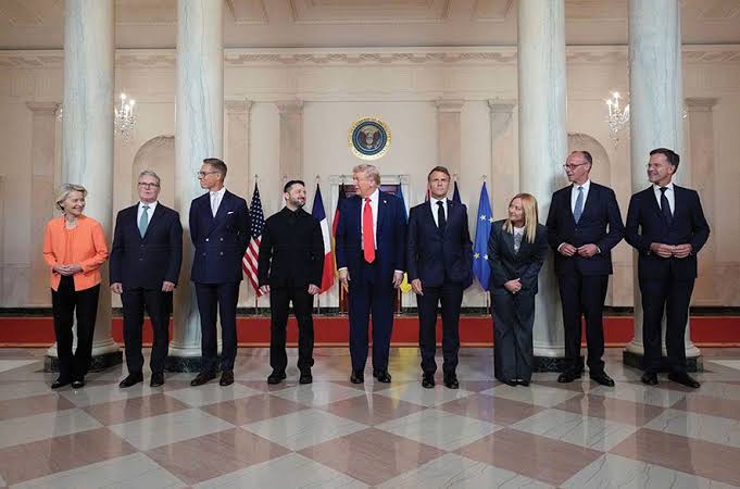 CivilRightsInt's tweet photo. PUTIN, ZELENSKYY, EU FRUSTRATING TRUMP PEACE MOVES

Less than a week after Russia Prime Minister, Vladimir Putin, held a historic meeting with US President, Donald Trump, in Alaska, Russia has opened another round of drone attacks on Ukraine.

The latest attack, which saw over 500 drones deployed into non-combat areas of Western Ukraine affected a NASDAQ-listed technology company. This comes as both nations exchanged drone attacks in the lead up to the Putin-Trump meeting, marking a ludicrous fight for the “last laugh” before potential ceasefire come into place. 

Now Trump has scrapped plans for temporary ceasefire, aiming rather to bring both parties together for permanent peace talks.

But Putin says he’s not ready to meet Zelenskyy. 

The entire situation is ugly, needlessly bloody and complicated by Europe’s vilification of Putin. 
Ukraine is being propped up by Brussels elite leftists to stay stubborn and reject concessions. Doing this, it believes—and with the assumed help of the US—will arm-twist Putin to a surrender. Except that has not worked for the last three years.

In Trump, both parties find a highly influential arbiter to negotiate their demands. But all three—Russia, Ukraine and the EU–must also put needless ego aside and work out their concessions to end the war immediately.

Successful or not this time, Trump’s history of peace deals in the Middle East, Africa and Asia proves a capable and experienced peacemaker. But it takes more than just “a coalition of the willing” to achieve peace. 

Ukraine must acknowledge its weak hands, Russia must come down from its high horse, and the EU is urged to seize barking up a toothless support that has proven counterproductive to the thousands of young Ukrainian lives perished since the war. The earlier painful but necessary concessions are made on both sides, the faster the war ends.

@realDonaldTrump @Zelenskyy_Uaa @10DowningStreet @EmmanuelMacron @Keir_Starmer @_FriedrichMerz @alexstubb @vonderleyen @SecGenNATO @EU_Commission @UN @Europarl_EN @JDVance @marcorubio @StateDept @CNN @FoxNews @SkyNews @BBCBreaking @washingtonpost @elonmusk @NewYorker @seanhannity @FRANCE24 @euronews @MSNBC @CBNNews @Reuters @AP @abcnews @NBCNews @ARISEtv @dcexaminer @RSBNetwork @HananyaNaftali @USATODAY @WashTimes @SkyNewsAust @DonaldJTrumpJr @WhiteHouse @SenateDems @SenateGOP @HouseDemocrats @HouseGOP @SpeakerMikeNews